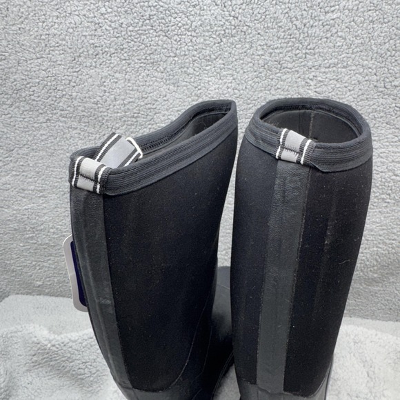 Hisea Boots Mens Size 13 Black Neoprene Waterproof Rubber Rain Work Outdoor - Picture 7 of 15